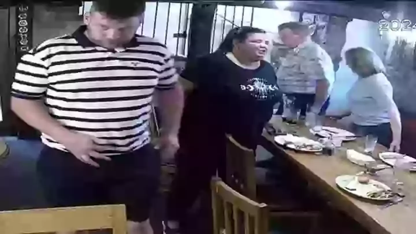 The pub uploaded CCTV footage of the family in its 'defamatory' post (Facebook/The Horse and Jockey)