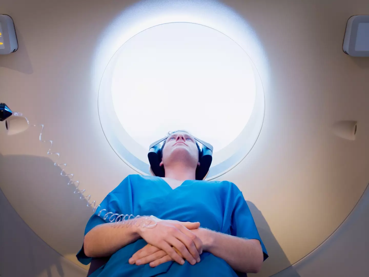 The incident happened with an MRI machine (