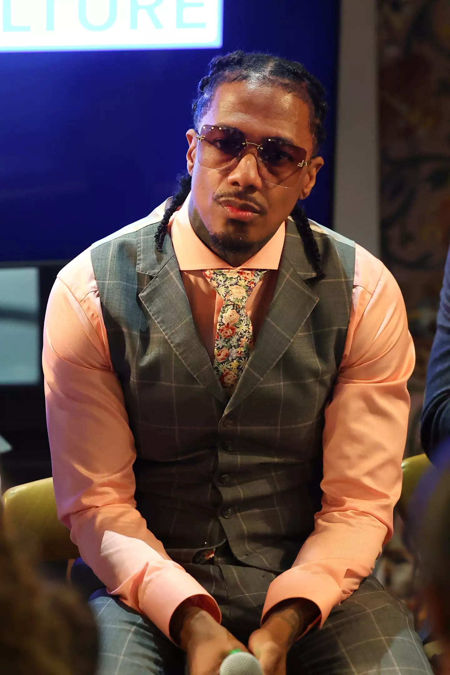 Nick Cannon recently insured his balls for obvious reasons. (Leon Bennett/Getty Images for Amazon)