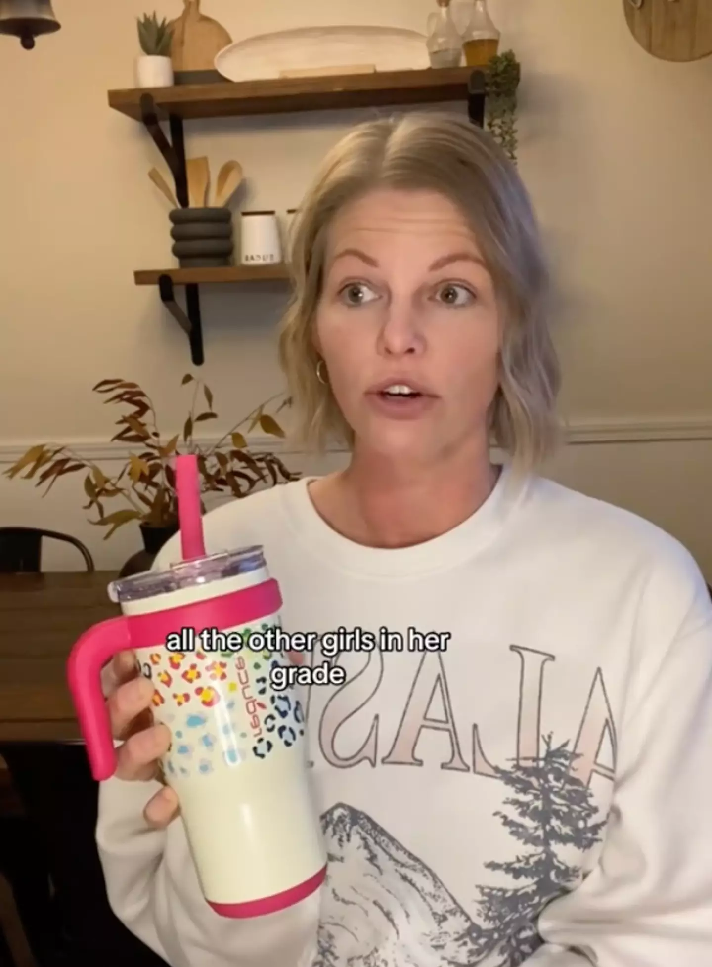 Dayna gave her daughter a fake Stanley for Christmas because she said it was 'cute'.