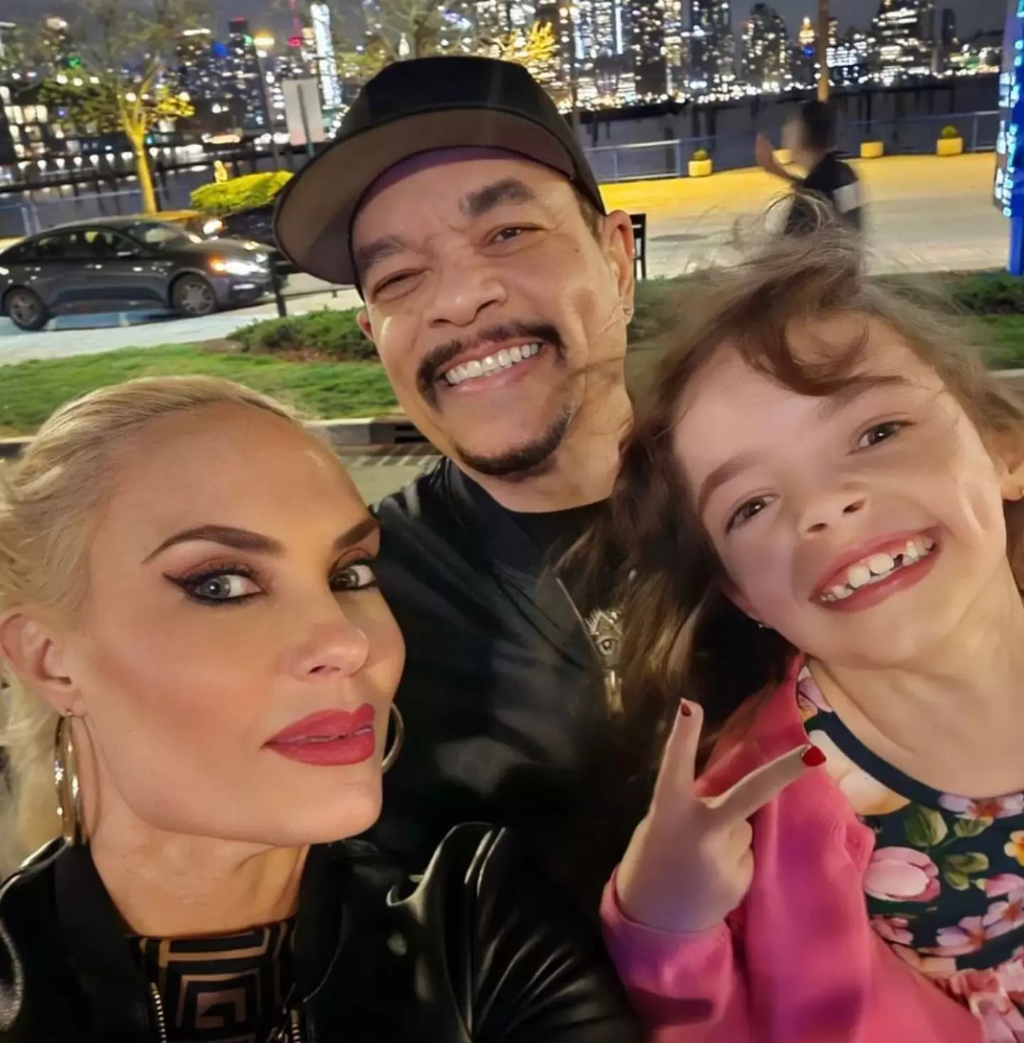 Ice-T says his youngest daughter still sleeps with him and his wife.