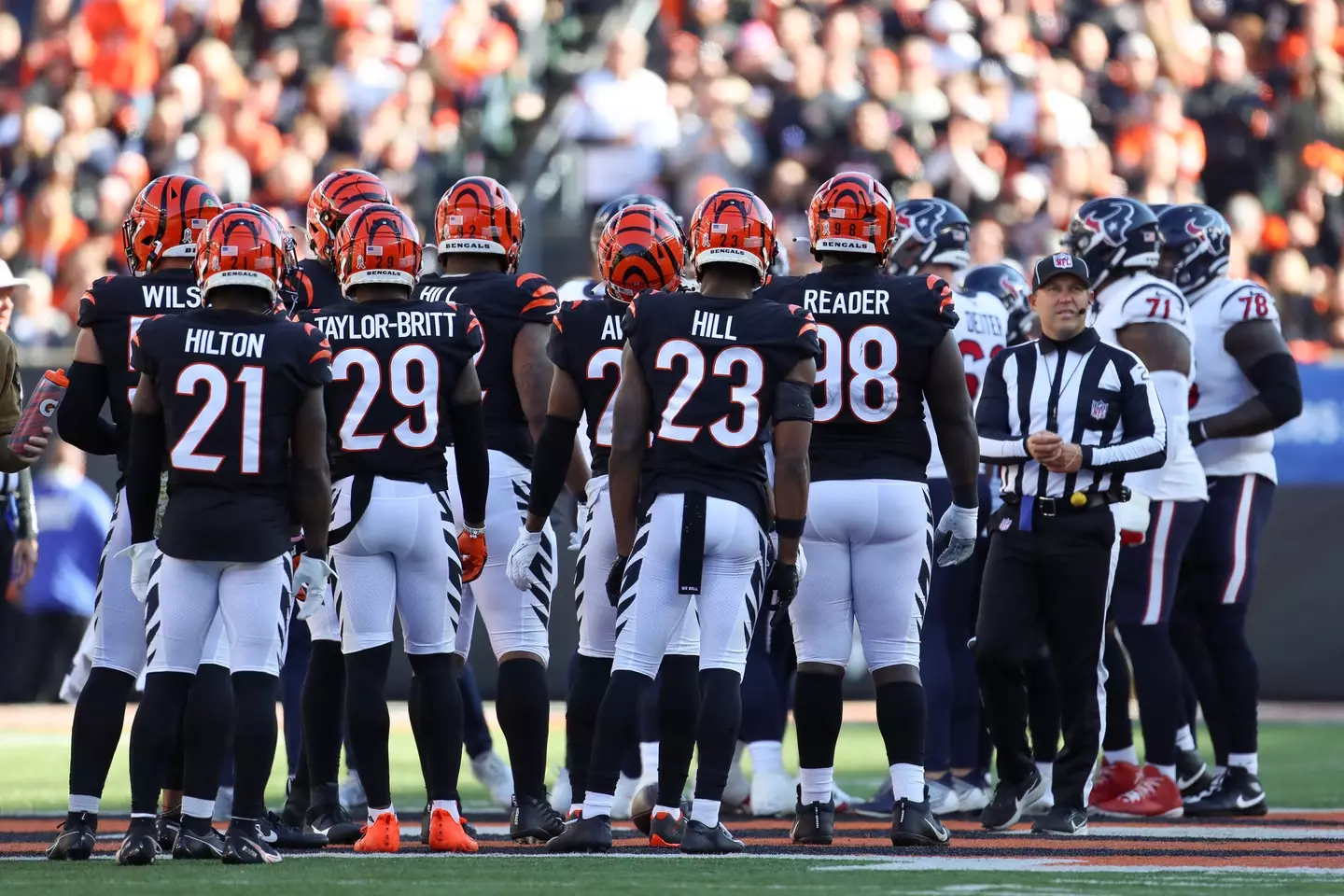 The Houston Texans played the Cincinnati Bengals.