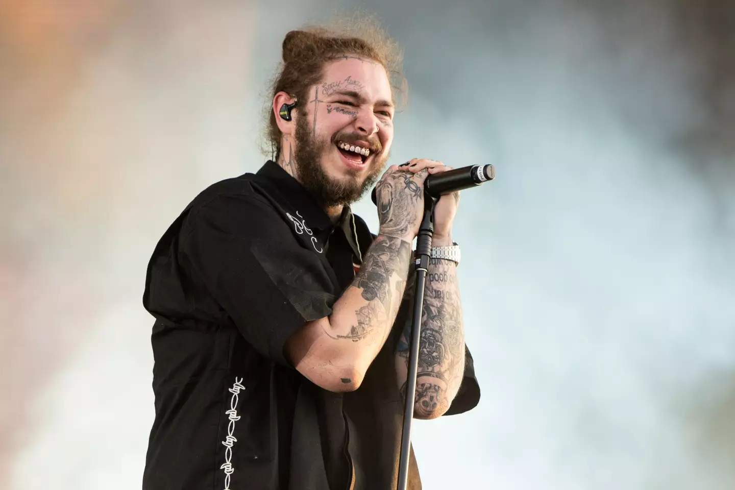 Post Malone racked up a bill of almost $3,500.