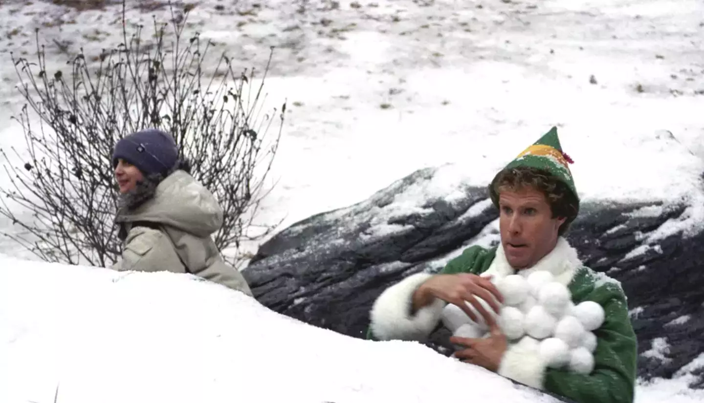 Buddy throws the snowballs at rapid speed.