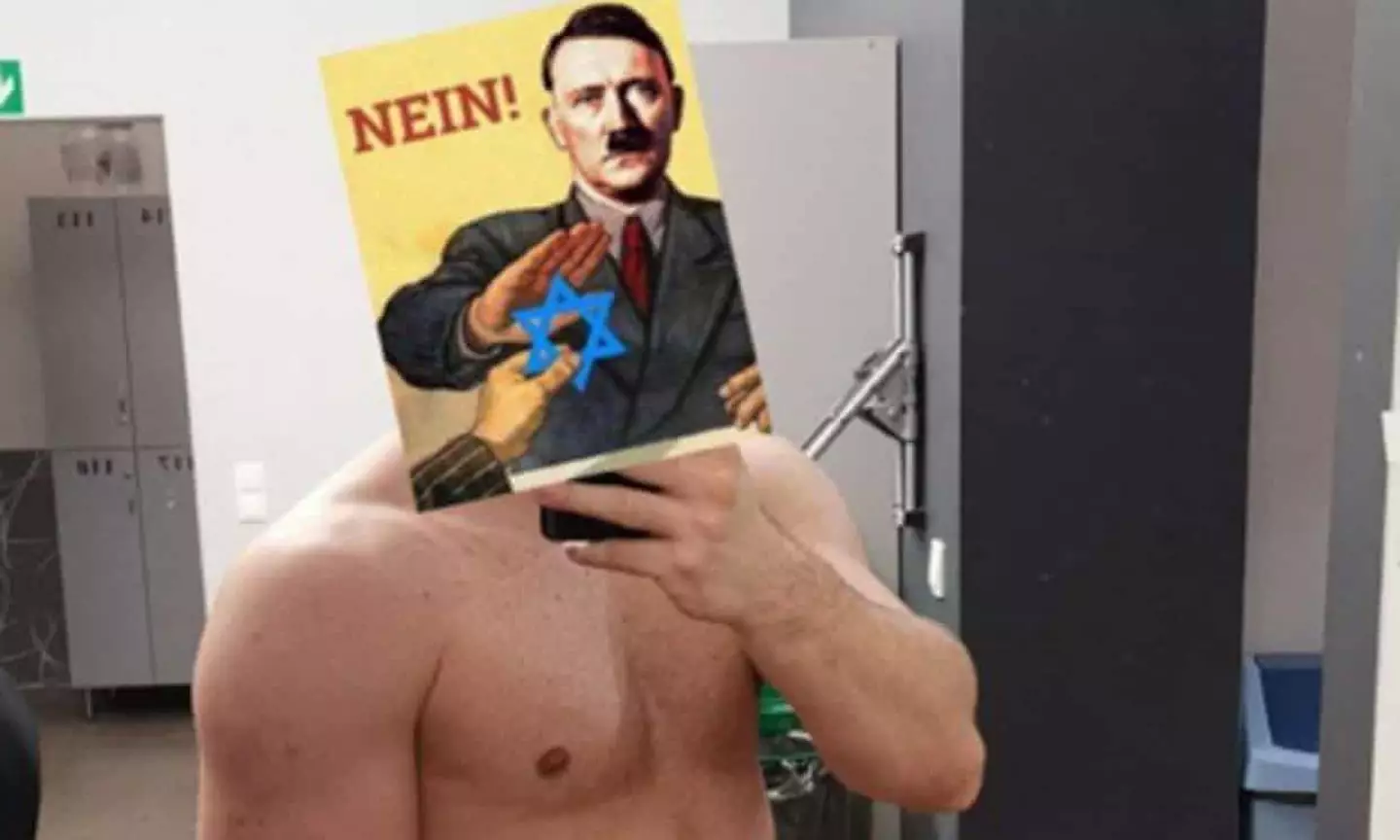 A member of a neo-Nazi fitness group (Hope Not Hate)