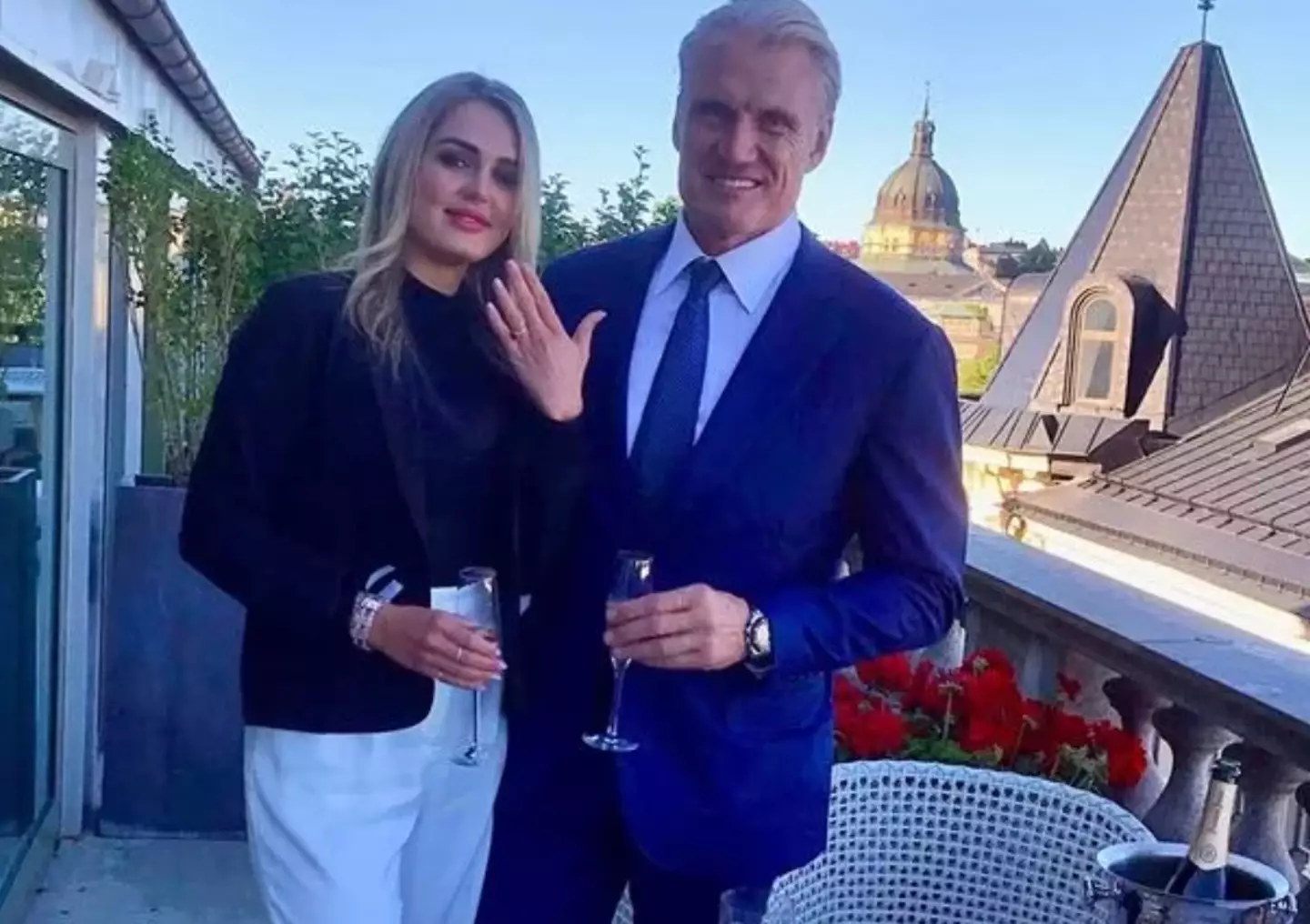 Dolph Lundgren and his girlfriend tied the knot in Mykonos.