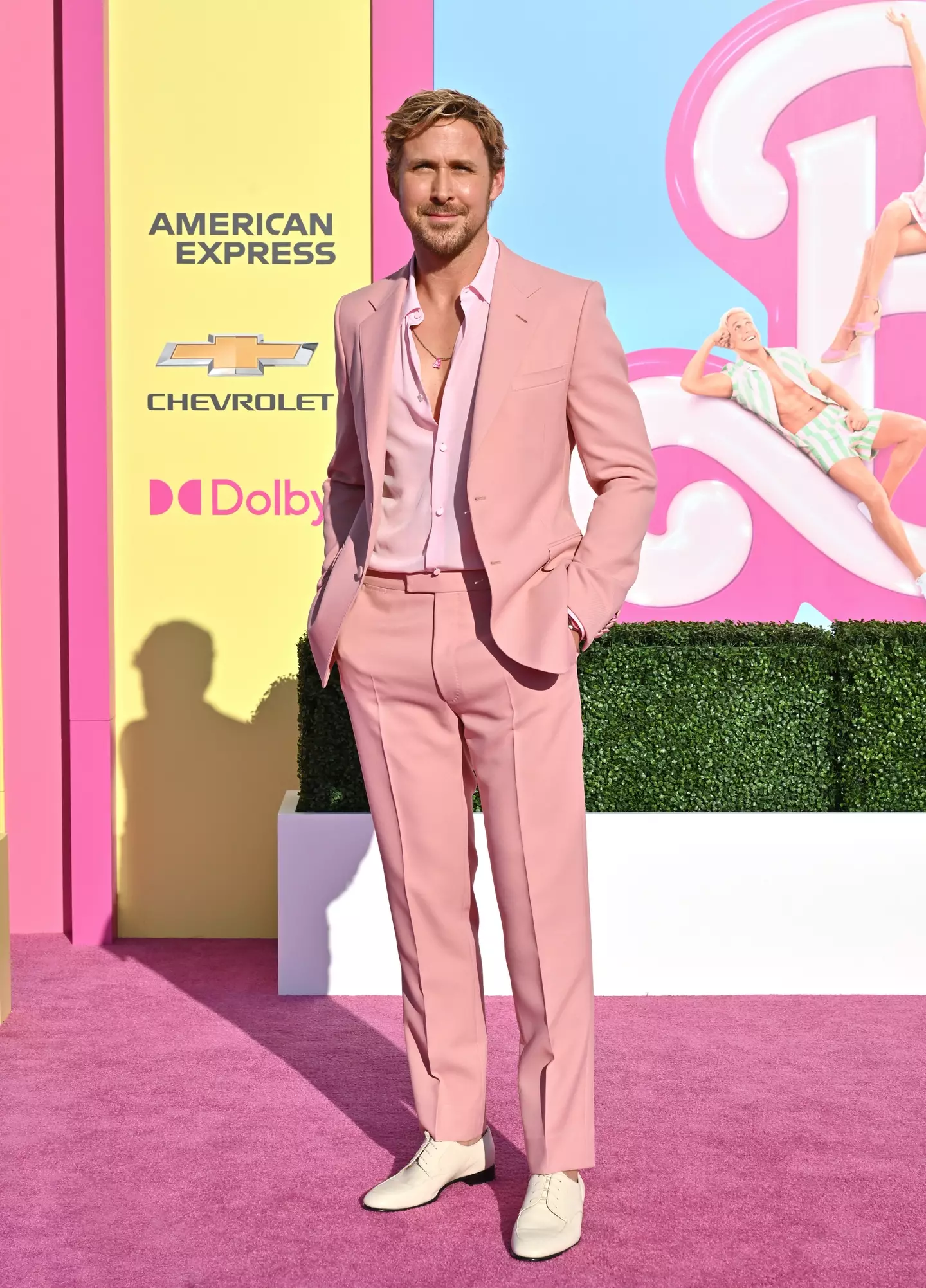 Ryan Gosling made a sweet gesture to his other half, Eva Mendes, at the Barbie premiere through a necklace.