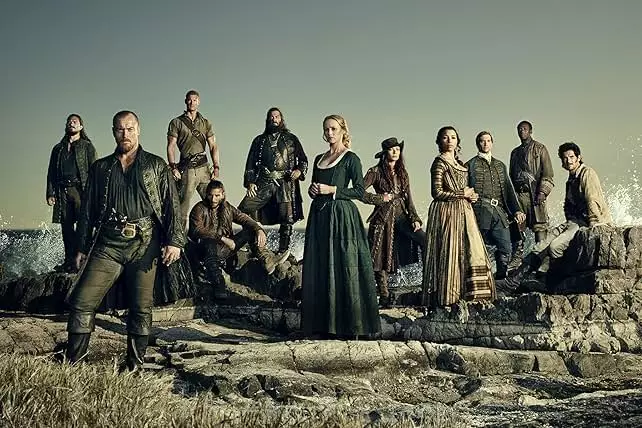 All four seasons of Black Sails can be streamed on Netflix (Starz)
