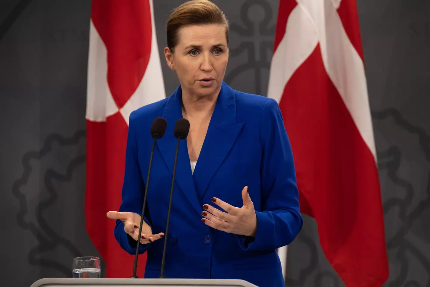 Trump has previously said acquiring Greenland is crucial to global security (Kristian Tuxen Ladegaard Berg/SOPA Images/LightRocket via Getty Images)