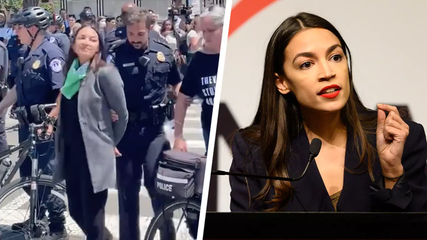 Alexandria Ocasio-Cortez Gets Arrested For Protesting At Abortion Rally Outside Supreme Court