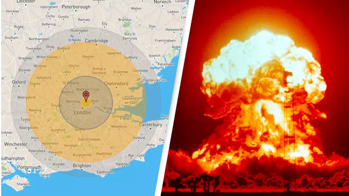 Map Shows How You Would Be Affected By A Nuclear Bomb