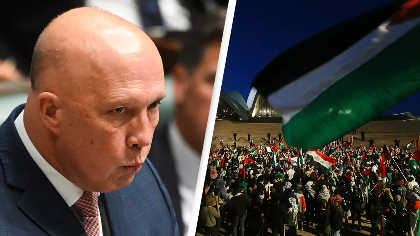 Peter Dutton wants to deport pro-Palestinian protestors in Sydney who are on visas