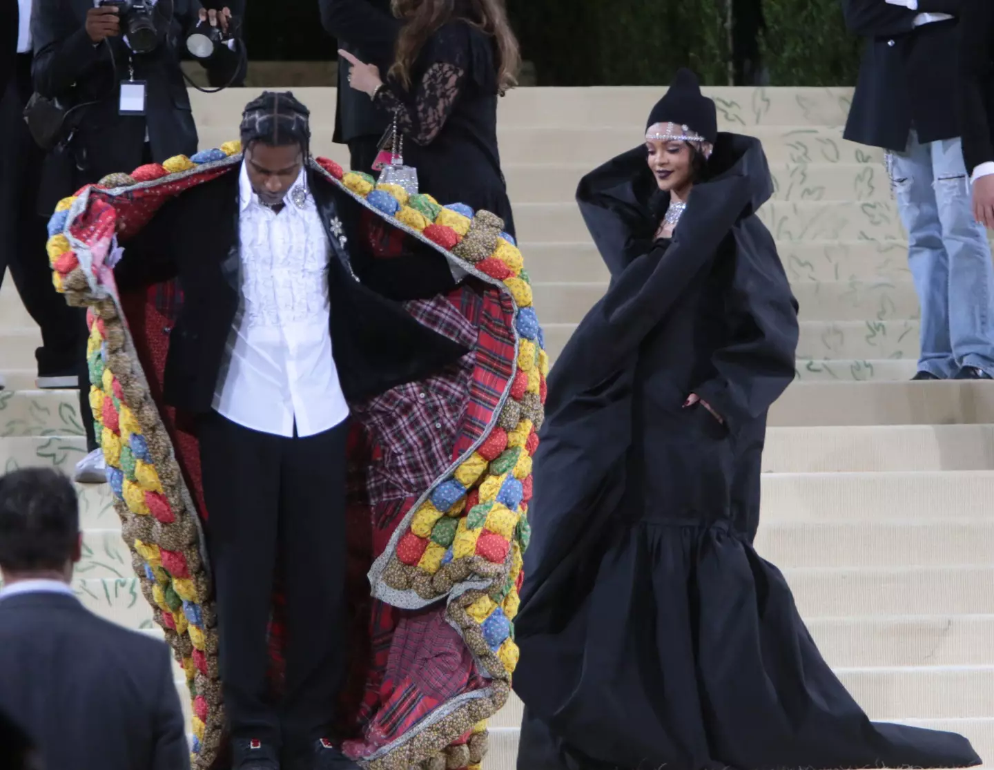 Rihanna and A$AP Rocky at last year's Met Gala. (Alamy)