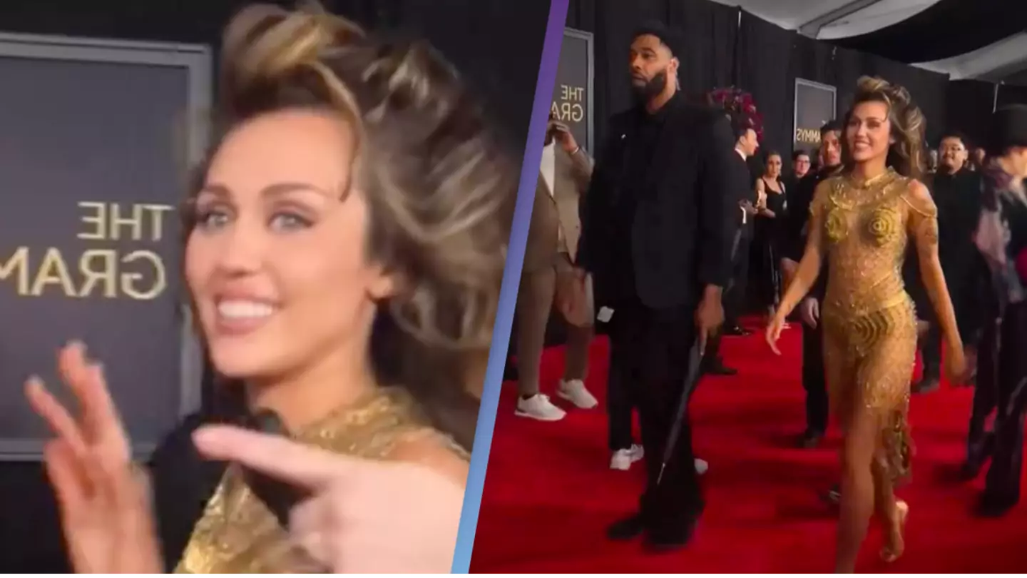 People concerned Miley Cyrus is ‘in danger’ after spotting bodyguard’s hidden move at Grammys