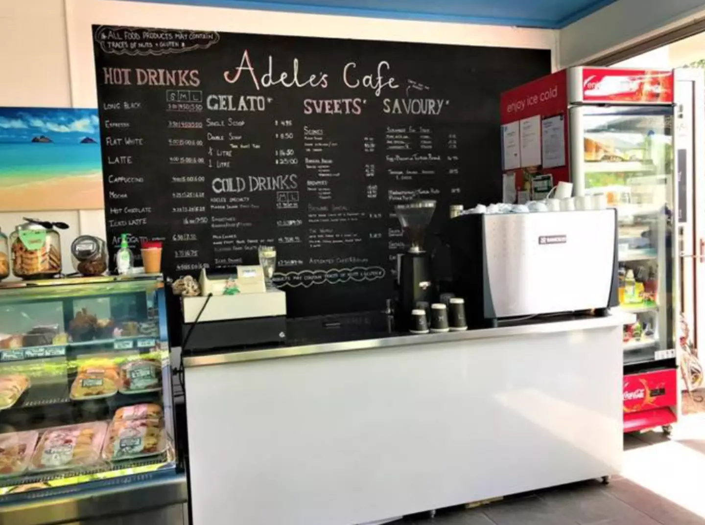 Adele's Cafe is in Horseshoe Bay.