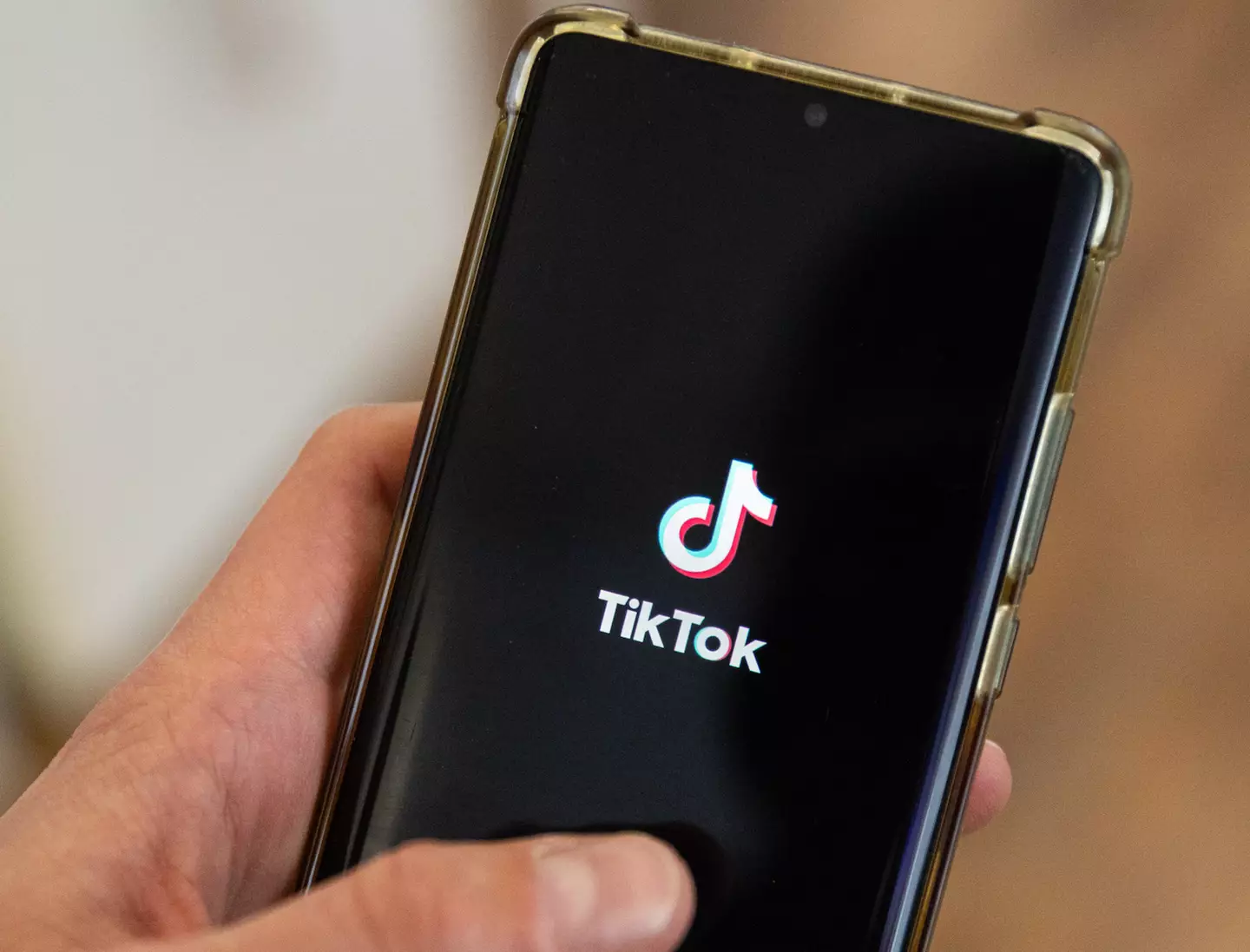 TikTok could be banned in one year. (ANTONIN UTZ/AFP via Getty Images)