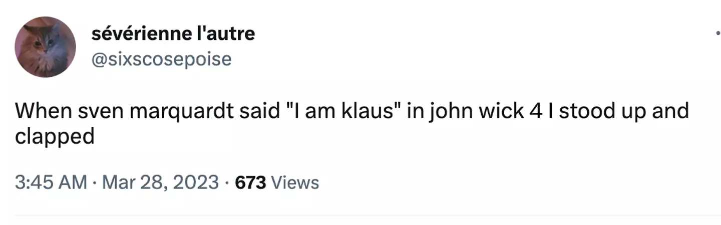 Fans were quick to recognise the bouncer.