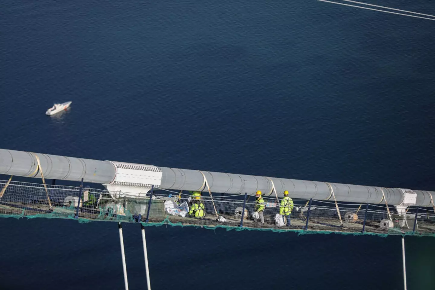 It took five years to build the 1915 Çanakkale Bridge (Oguz Yeter/ dia images via Getty Images)