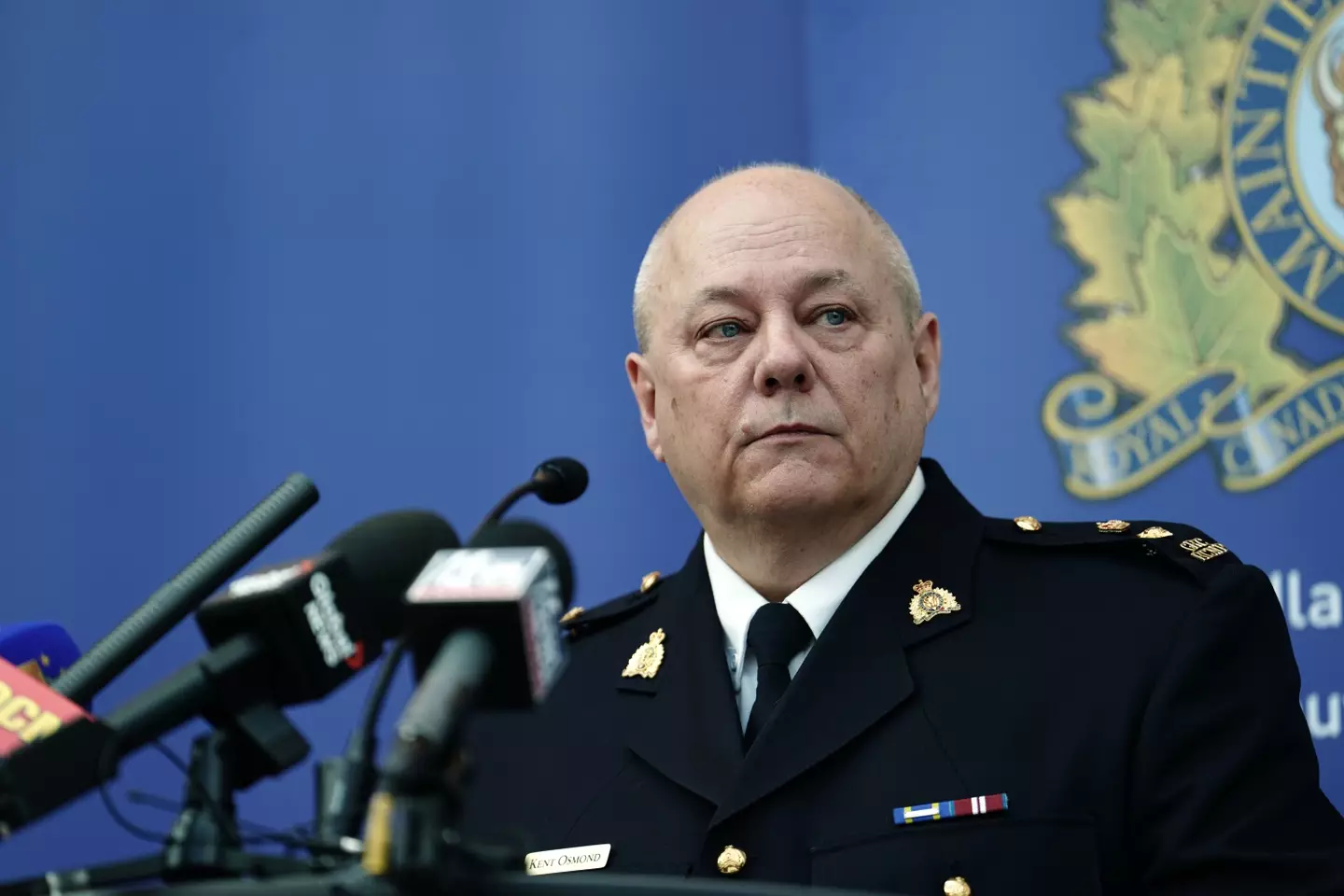 RCMP superintendent Kent Osmond announced the investigation into the sub's destruction.