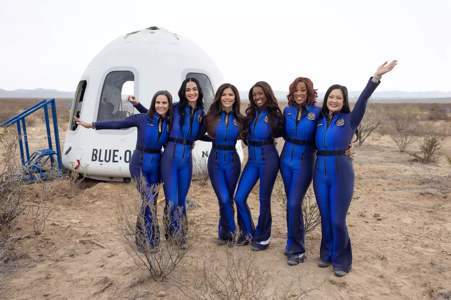 The NS-31 crew featured some famous faces (Blue Origin)