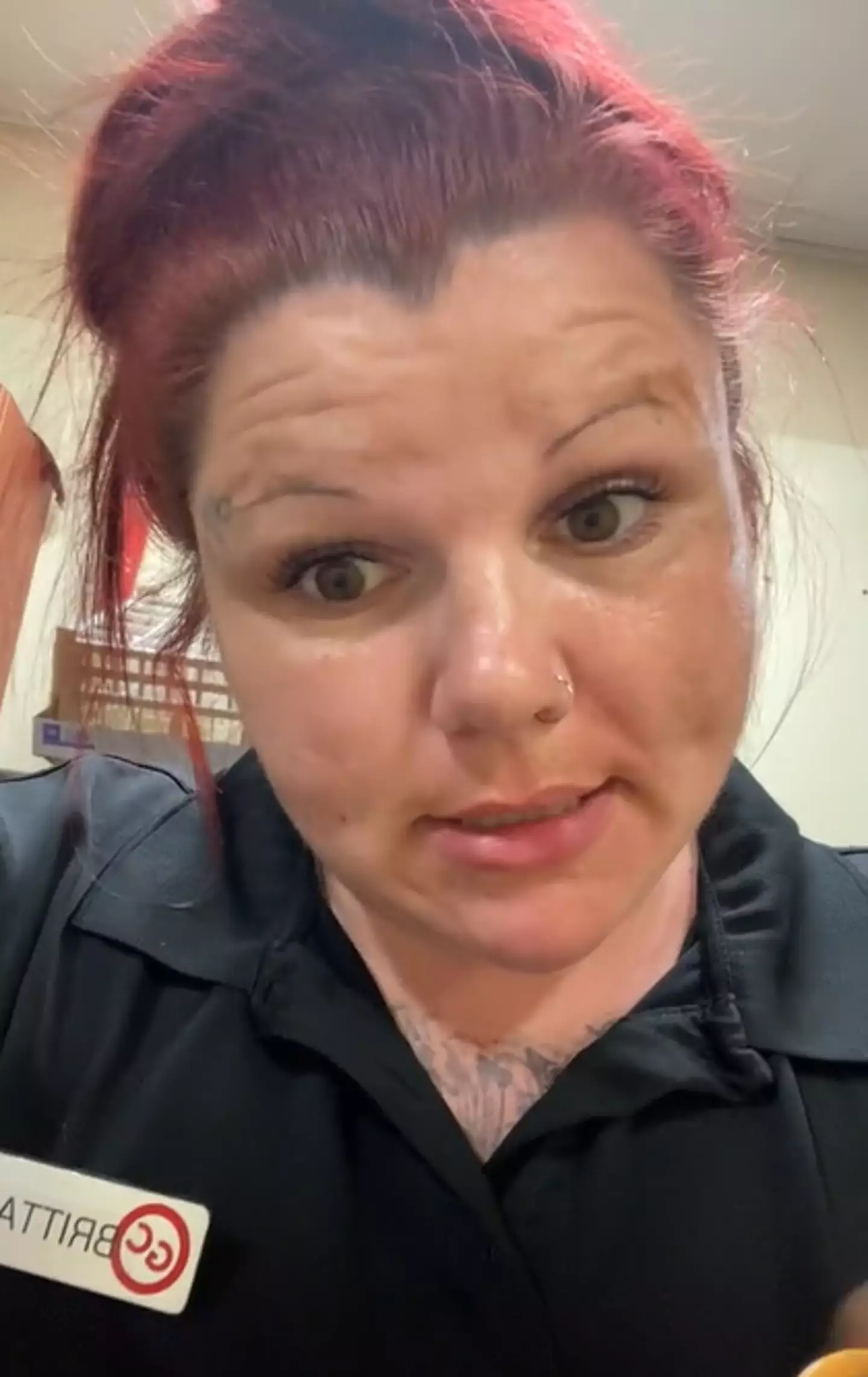 The TikToker shared a video to raise awareness about tipping.