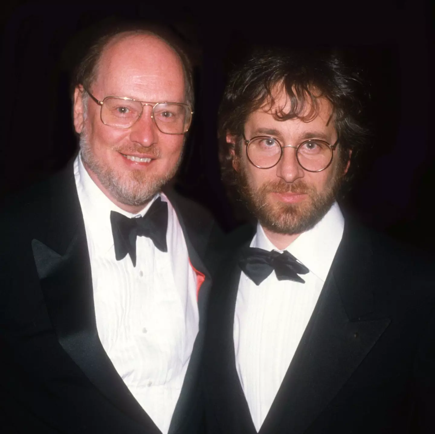 John Williams with Steven Spielberg in 1984.