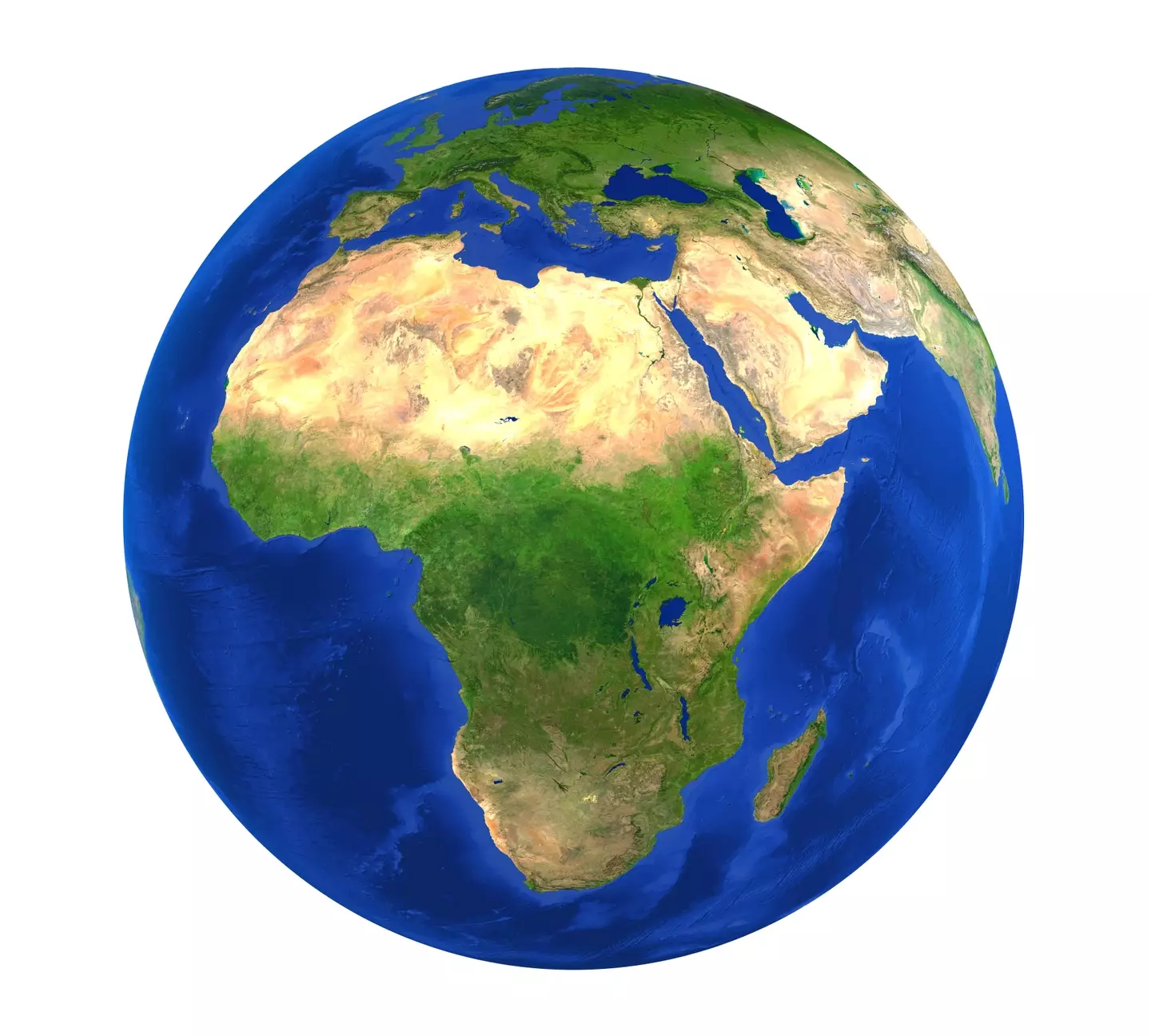 The tectonic split will lead to a new water basin forming in the middle of the continent.