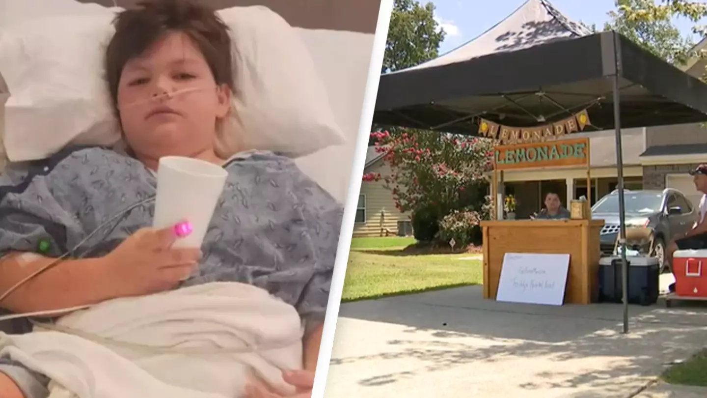 Boy Sells Lemonade To Pay His Own Medical Bills