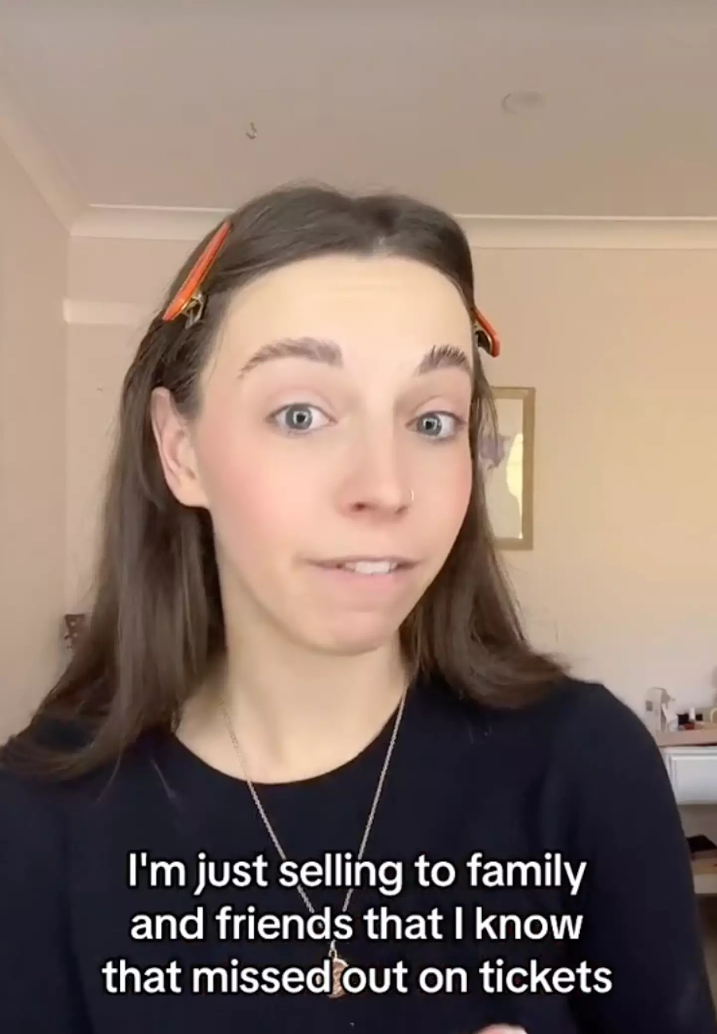 Thankfully, Georgia was able to sell the tickets to friends and family.