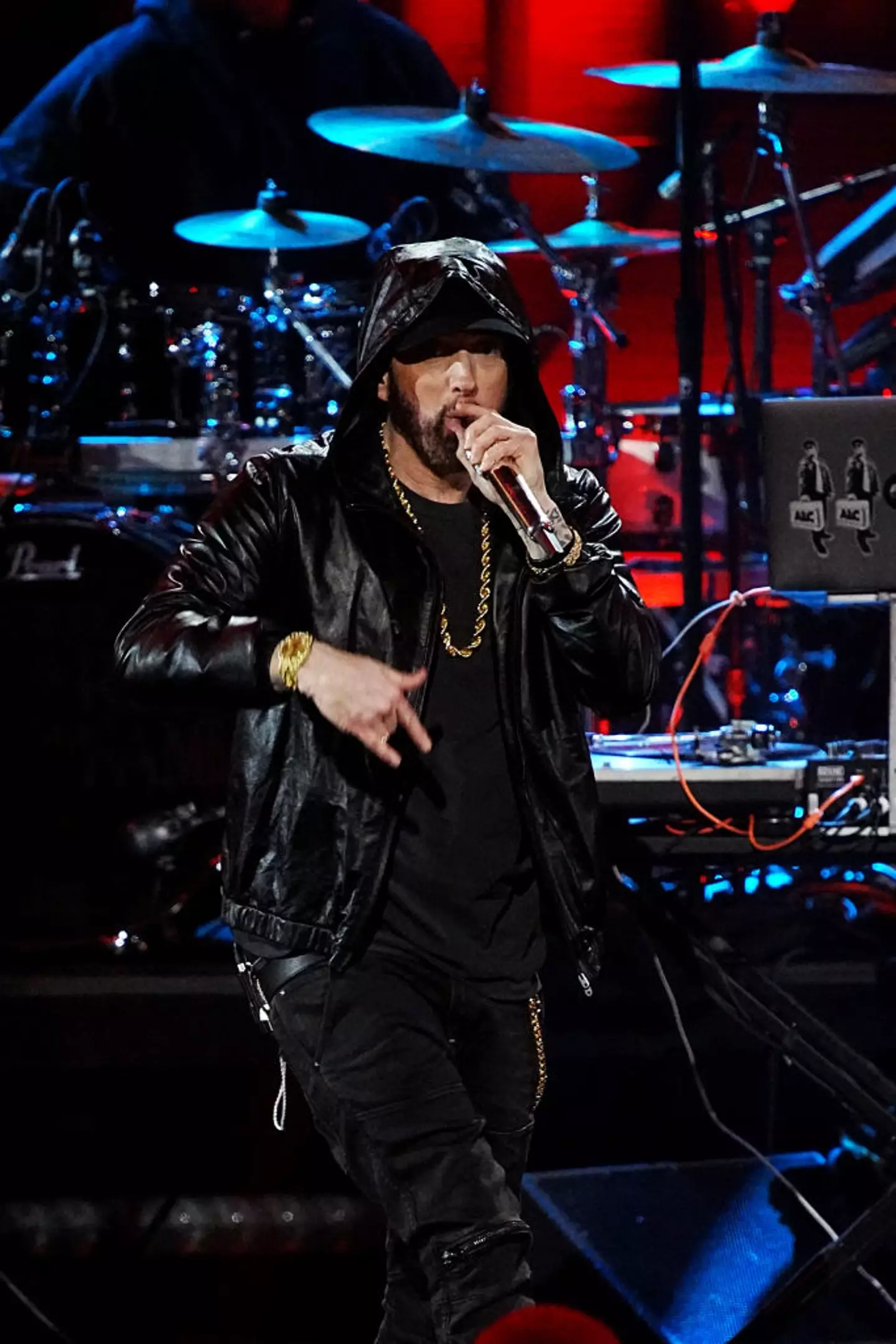 Eminem has been open about his struggles with substance addiction. (Jeff Kravitz/FilmMagic)