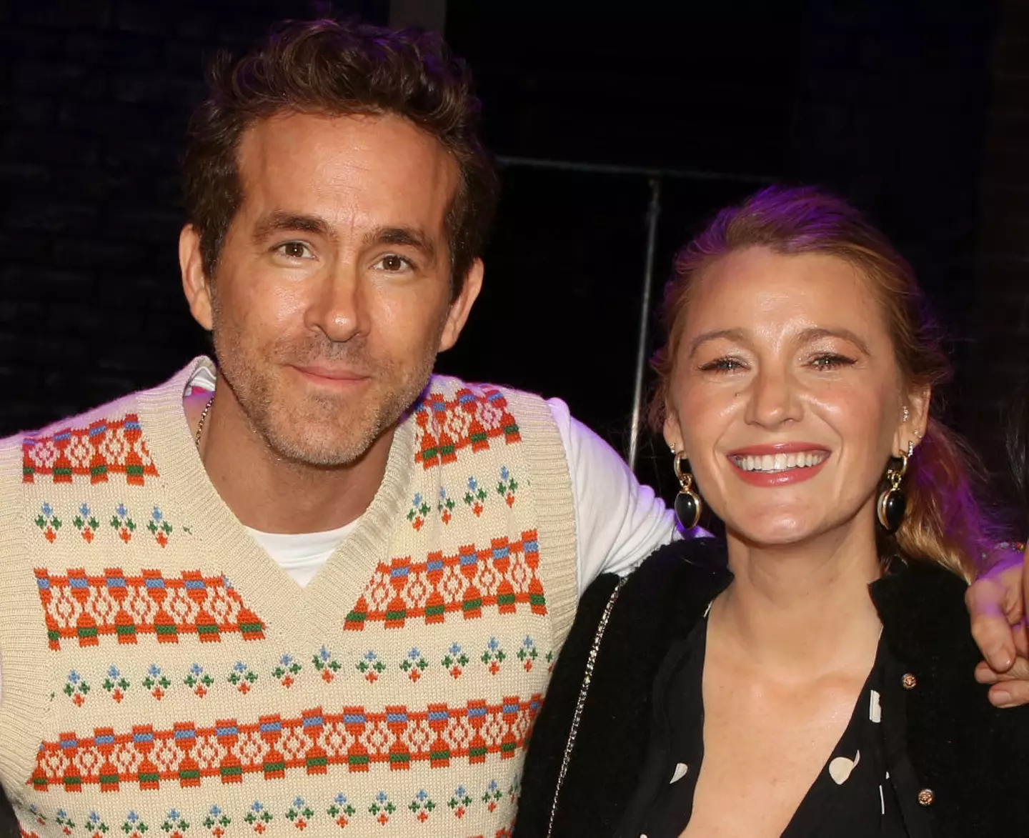 Ryan Reynolds pictured with wife Blake Lively last month on Broadway (Bruce Glikas/WireImage)