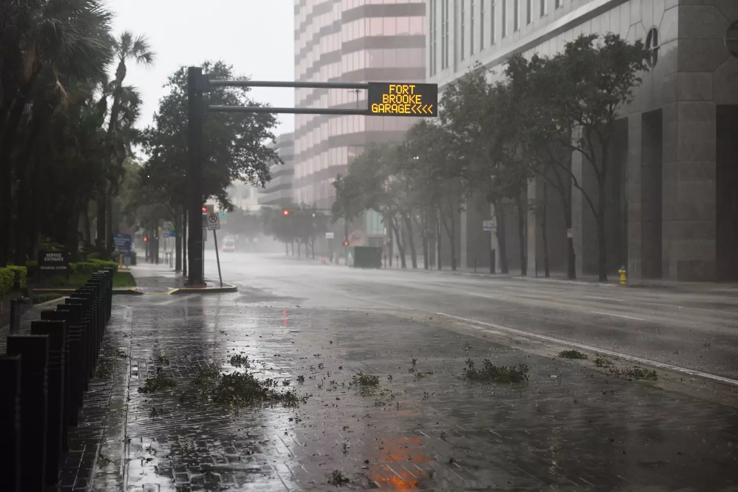 Residents have been urged to avoid downtown St Petersburg (Spencer Platt/Getty Images)