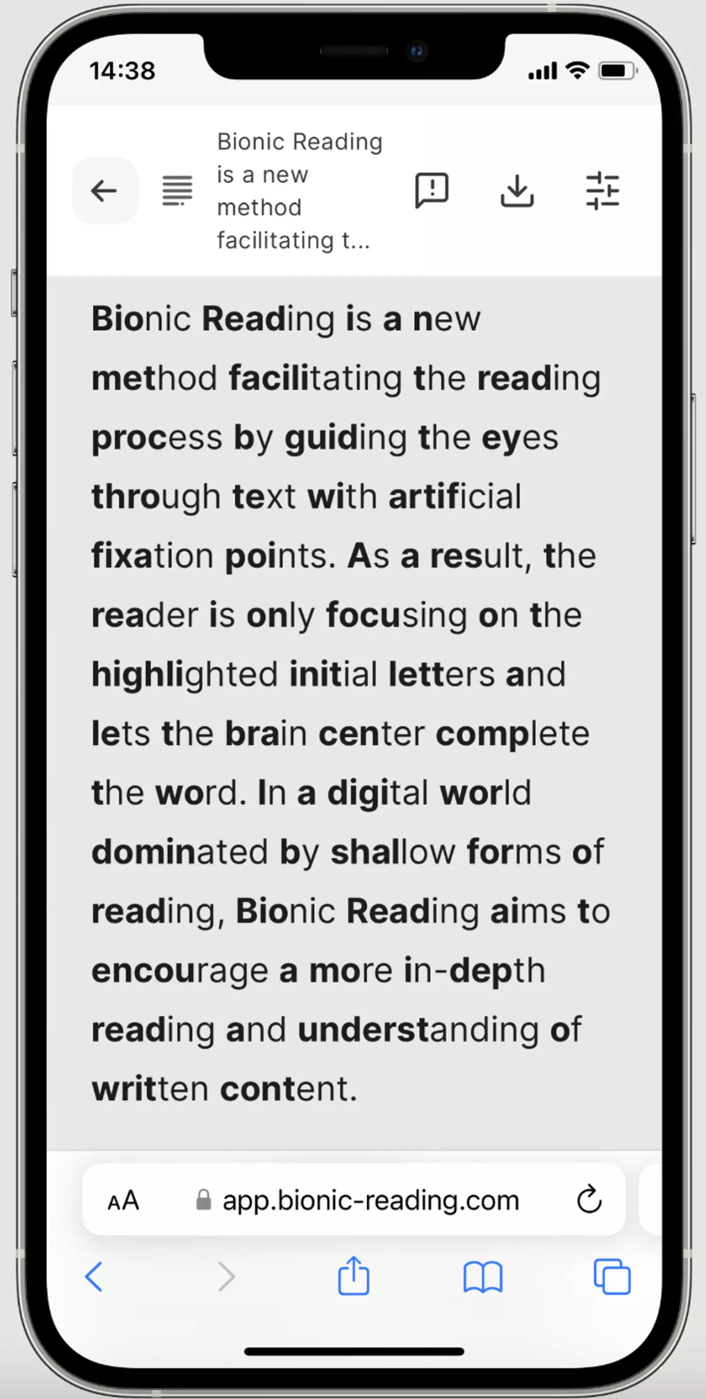 Bionic reading apps area available to help you read faster.
