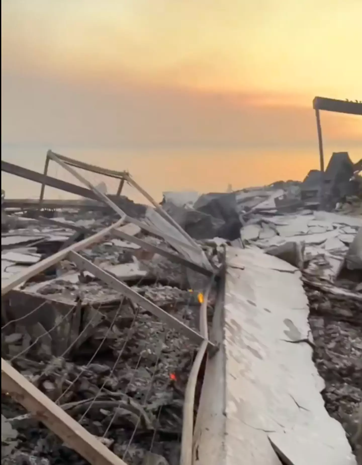 Paris Hilton's home in Malibu was destroyed by one of the California wildfires (Twitter/ @ParisHilton)
