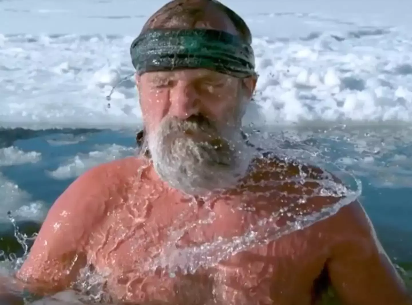 Wim Hof isn't fazed by cold weather (BBC)