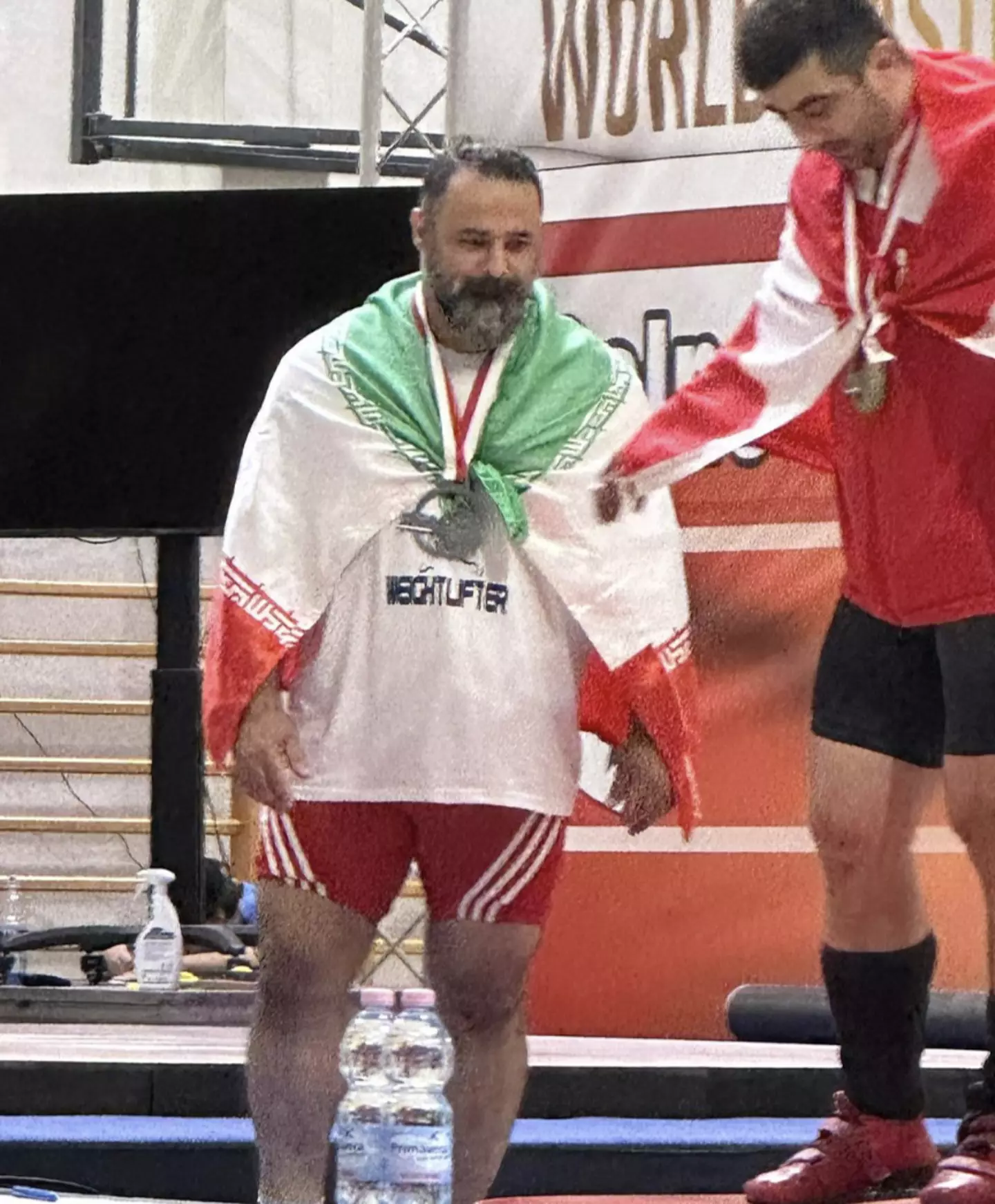 The federation has strictly prohibited contact between Iranian and Israeli athletes for years.