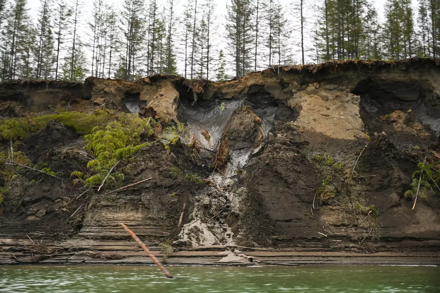 Siberia's permafrost is slowly melting.