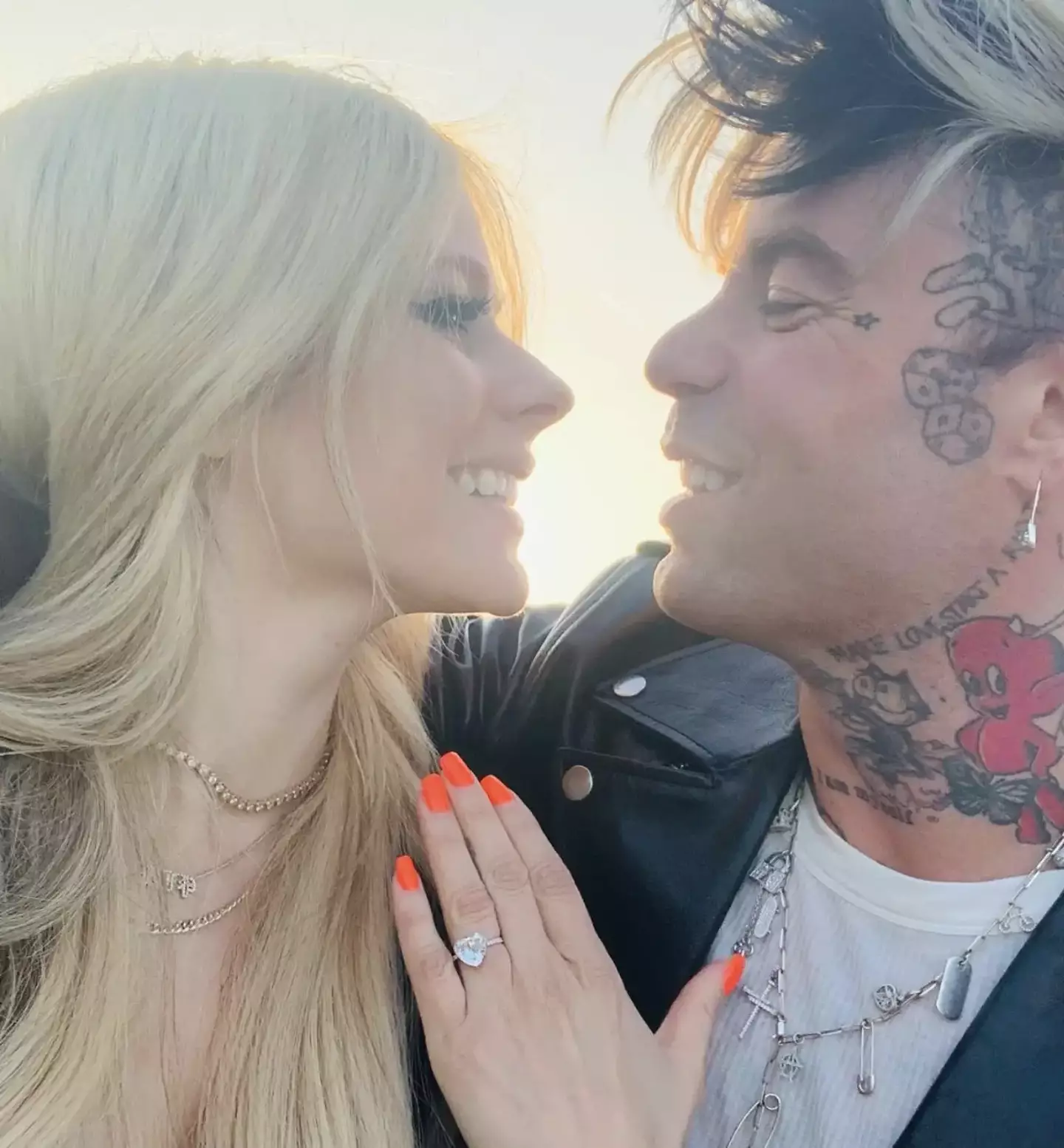 Avril and Mod Sun announced their engagement last year.