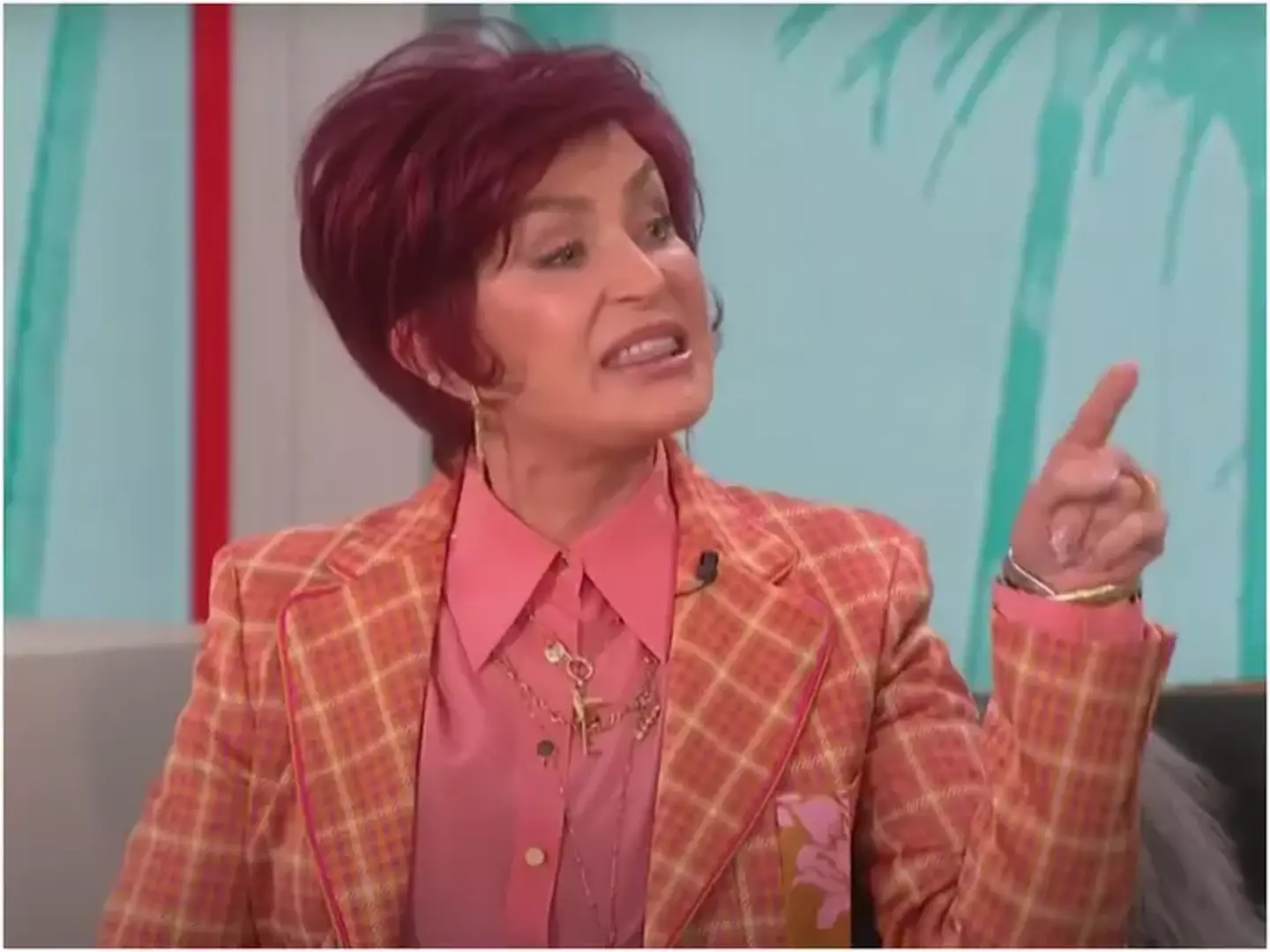 Sharon Osbourne defended Piers Morgan.