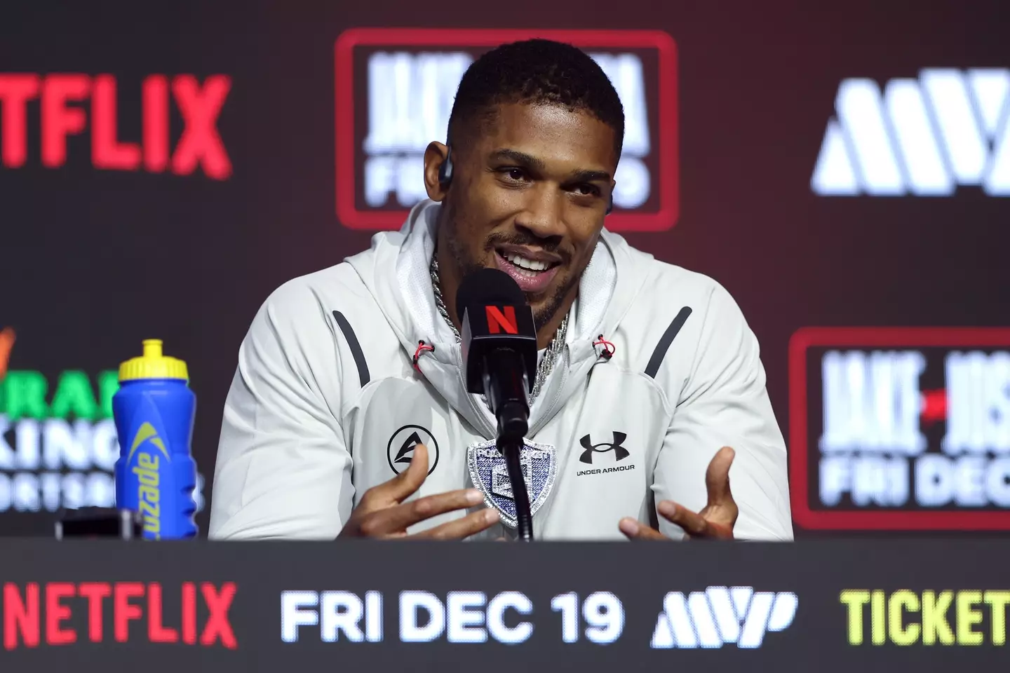 The boxer has been involved in a car crash (Megan Briggs/Getty Images for Netflix)