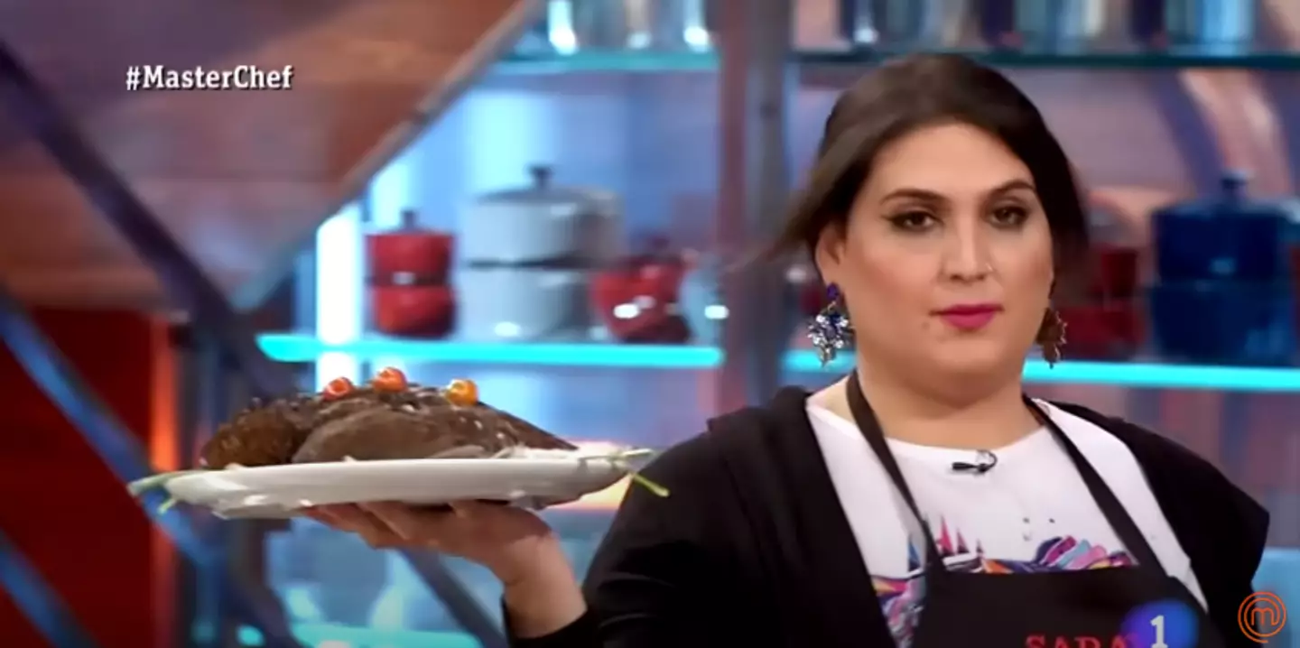 Saray Carilla meant business with her dish (YouTube/MasterChef España)
