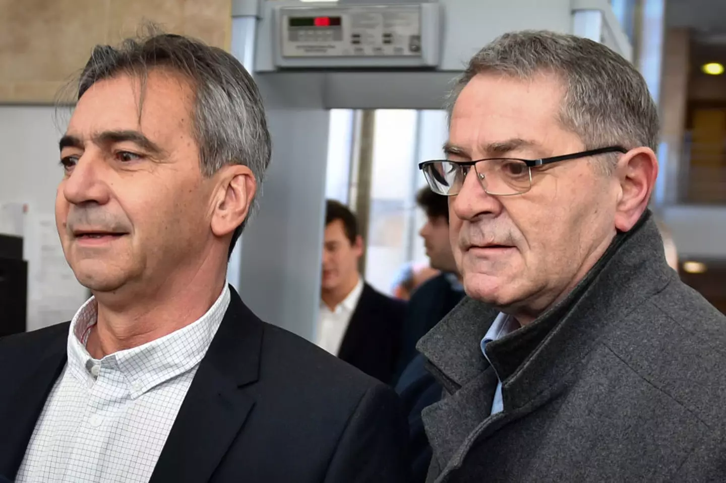 Pascal Fauret - seen right - and Bruno Odos were arrested in 2013 (GERARD JULIEN/AFP via Getty Images)