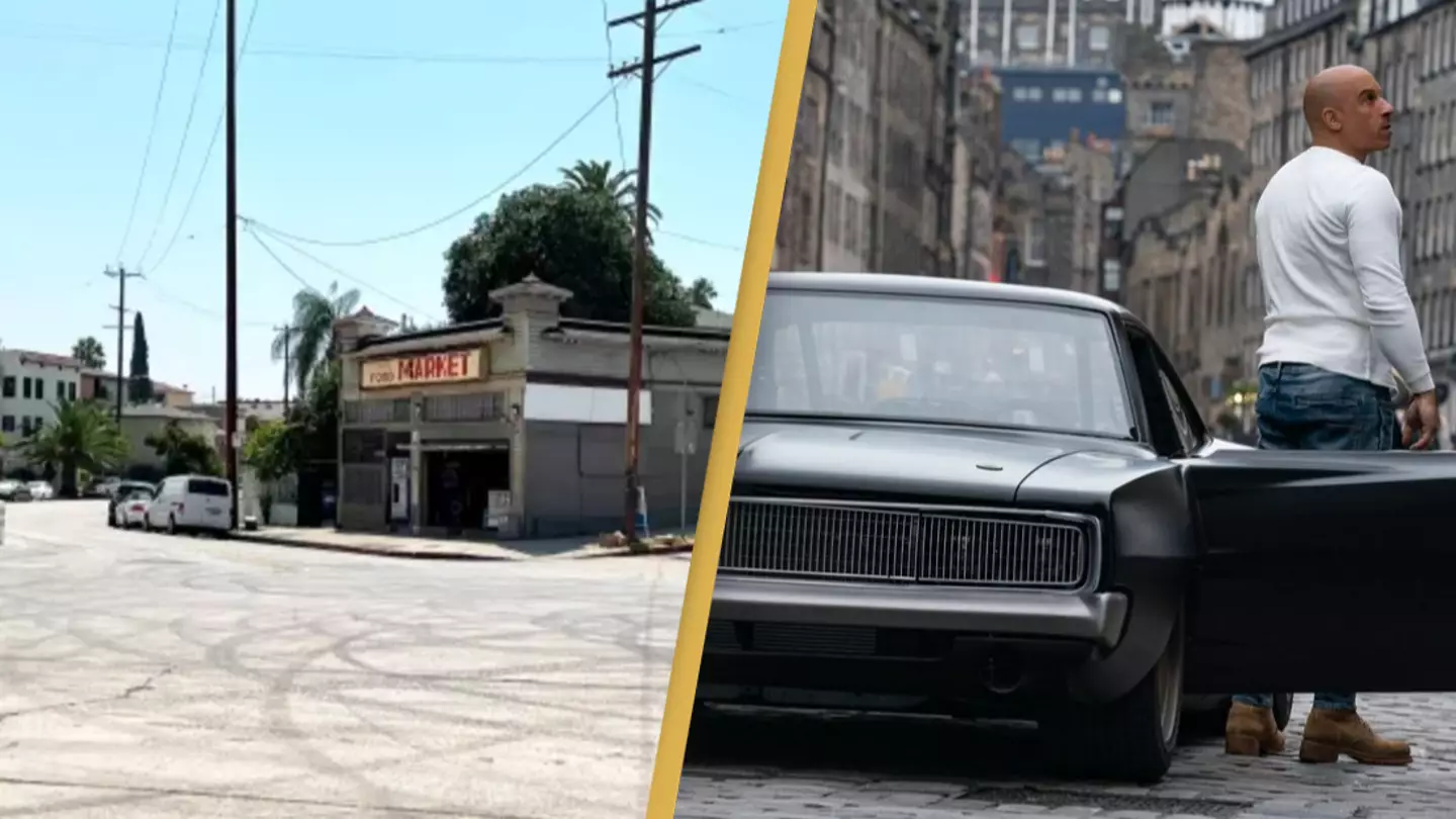 Los Angeles neighbourhood planning protest over 'Fast and Furious' car stunts