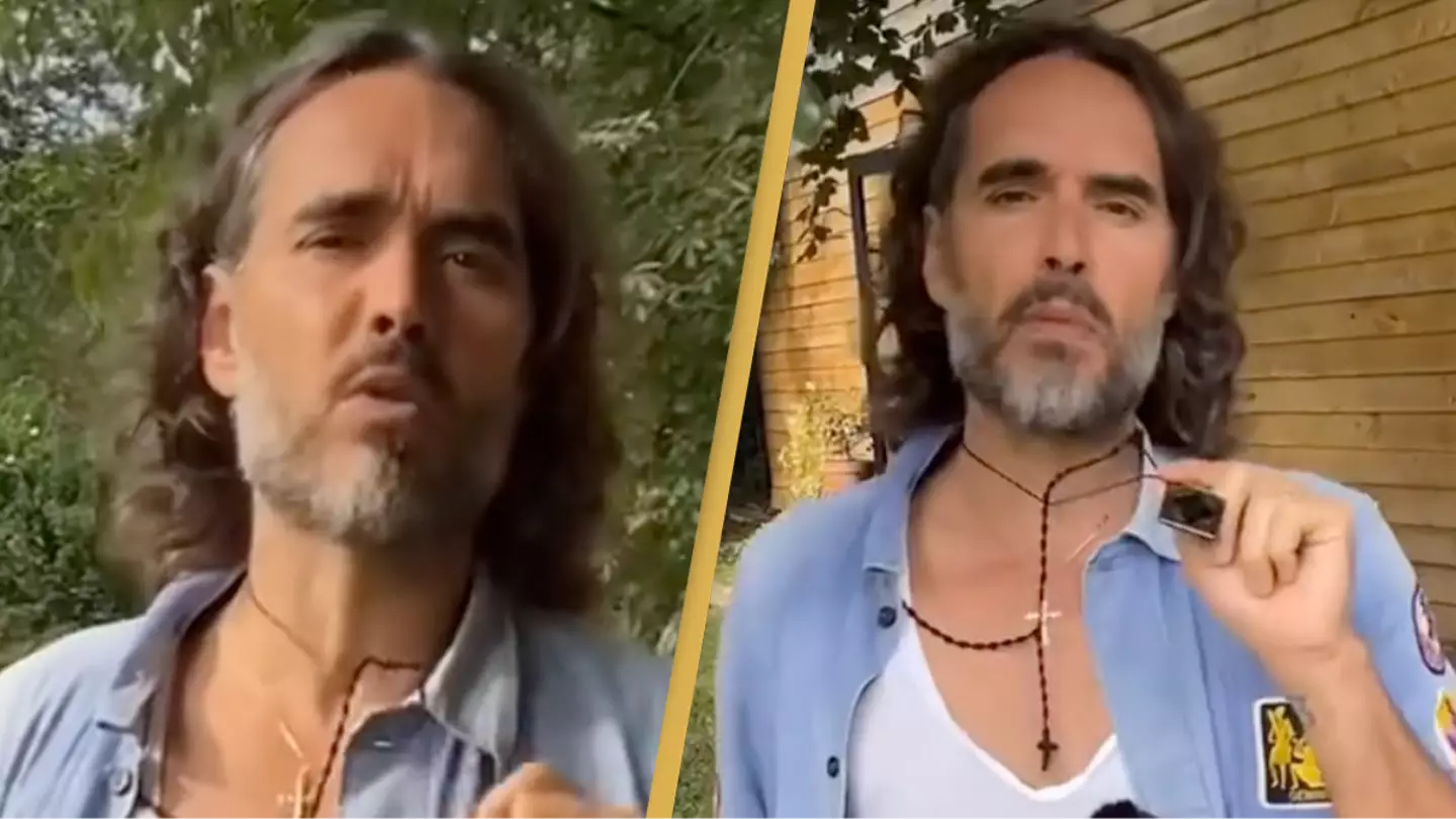 People in shock after learning price of Russell Brand's 'magical amulet' that he claims protects you from Wi-Fi signals