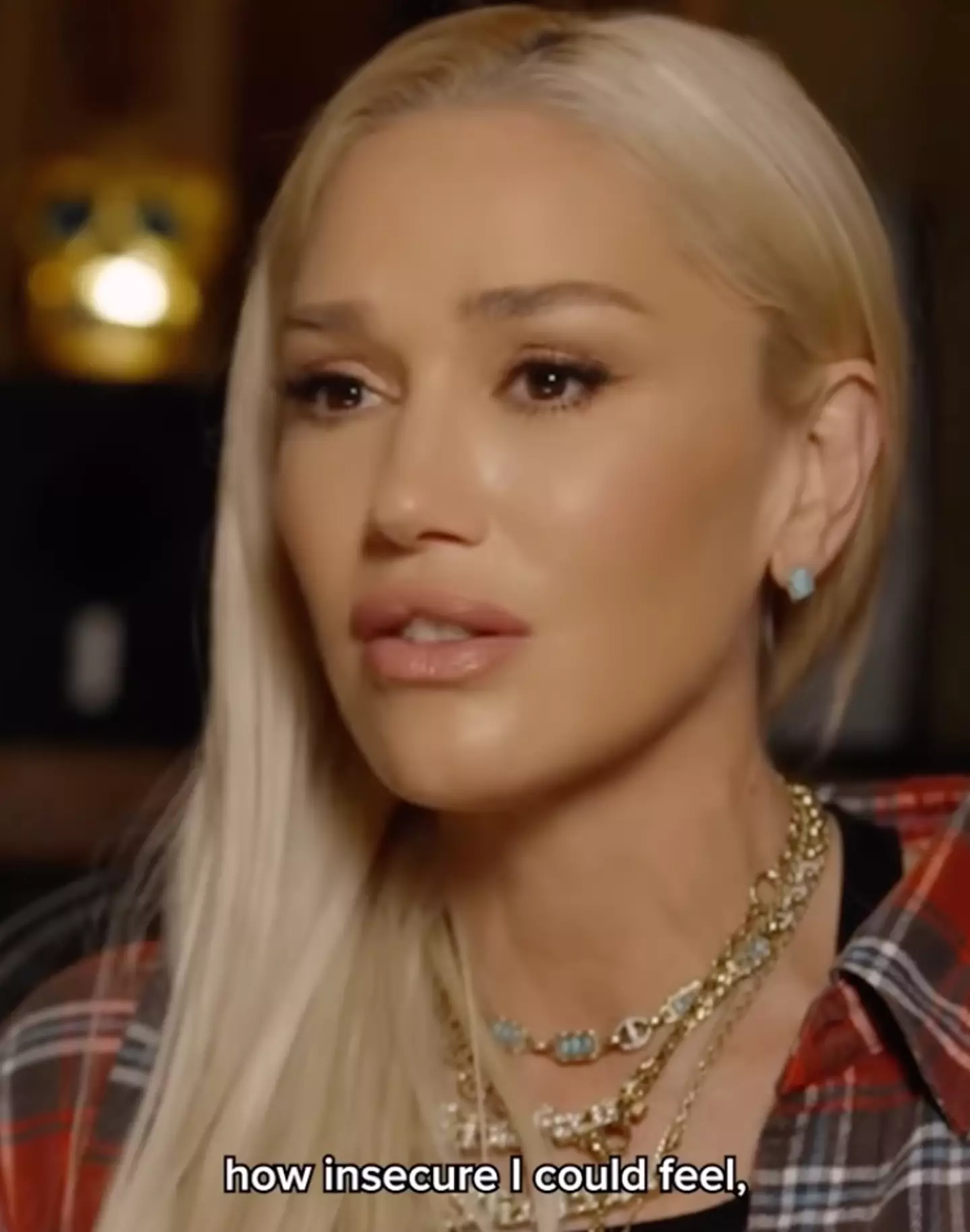 Stefani wanted to 'show how insecure' she can feel within the song.