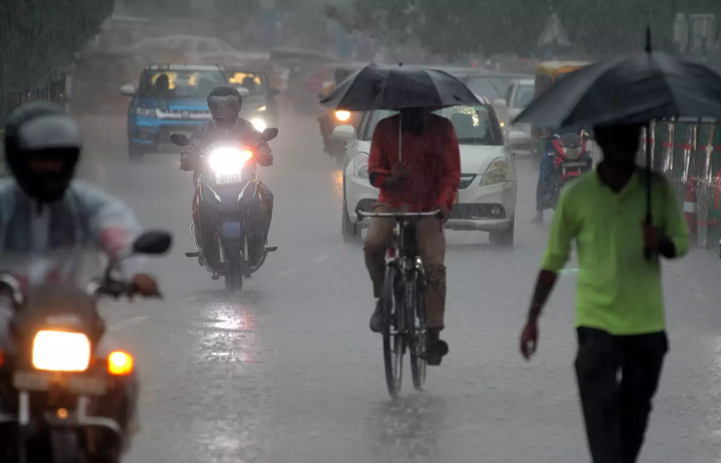 India is in its monsoon season.