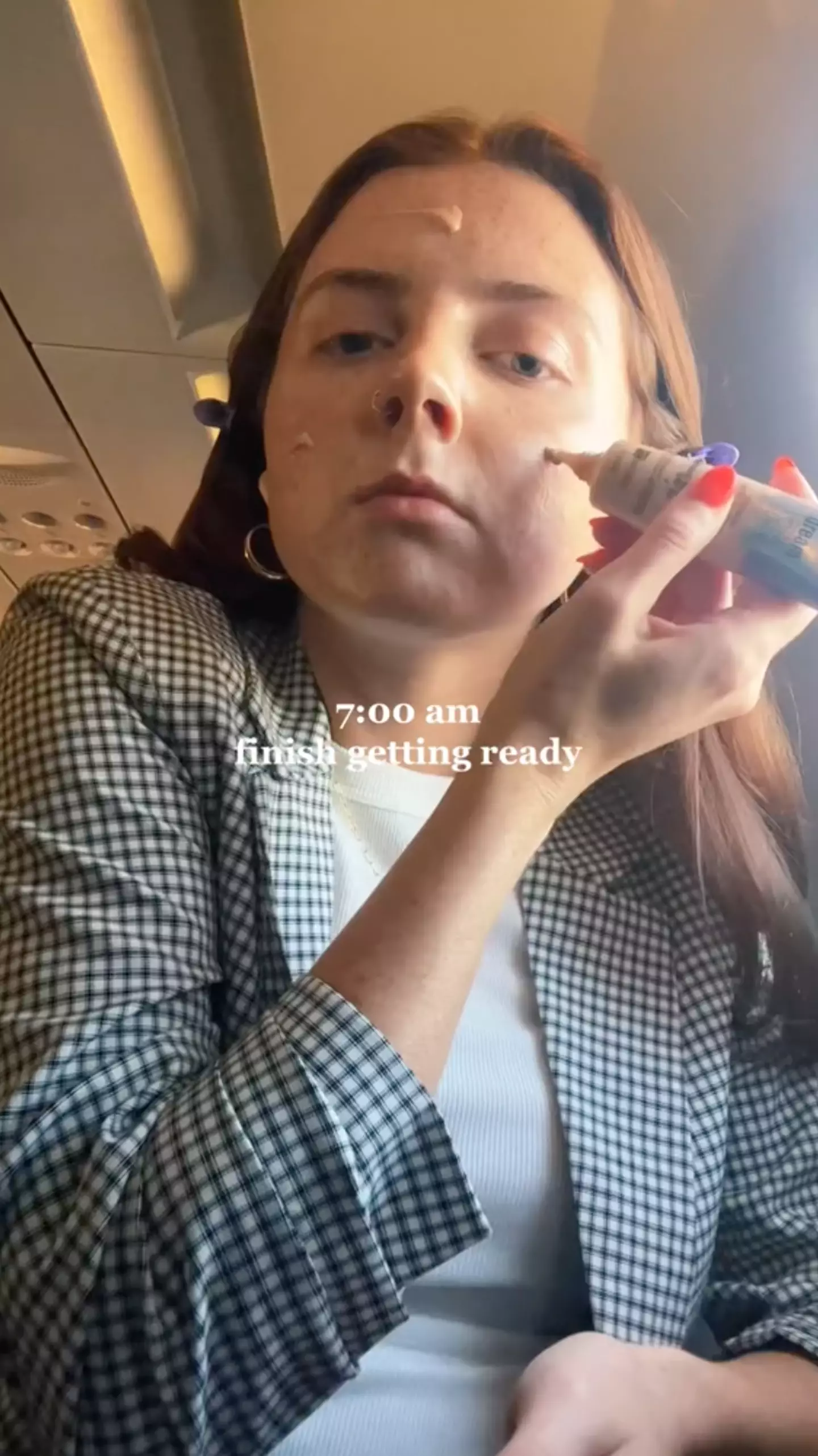 While she admitted it can be a 'tiresome commute', Sophia said it's definitely 'worth it'. (TikTok/@sophiacelentano48)