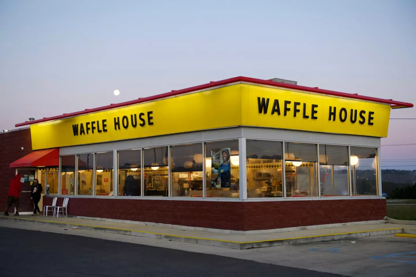 Like many of its competitors, Waffle House has a service charge.