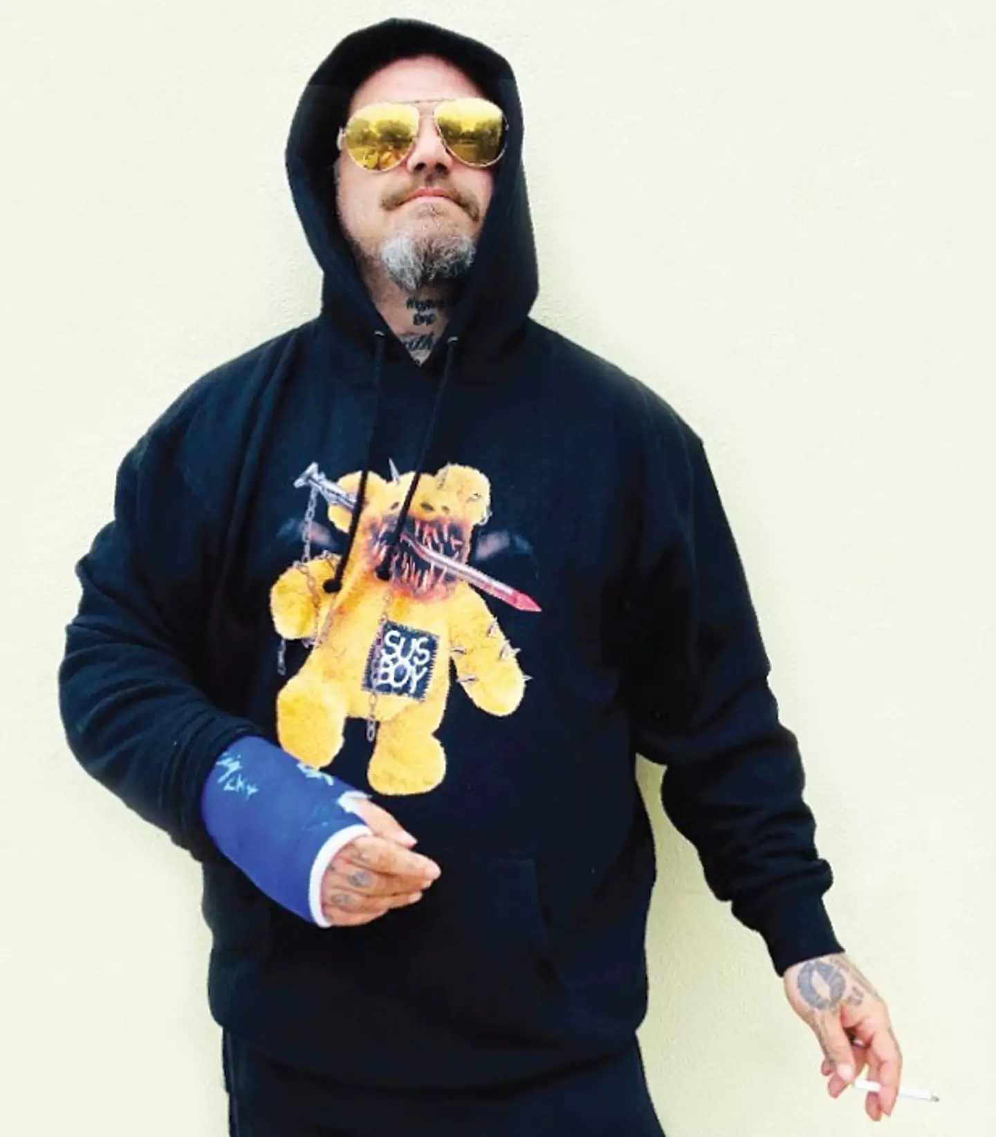 An arrest warrant by Pennsylvania State Police was issued for Margera, 43, after he was accused of punching his brother in the face during an altercation at their home in Philadelphia.