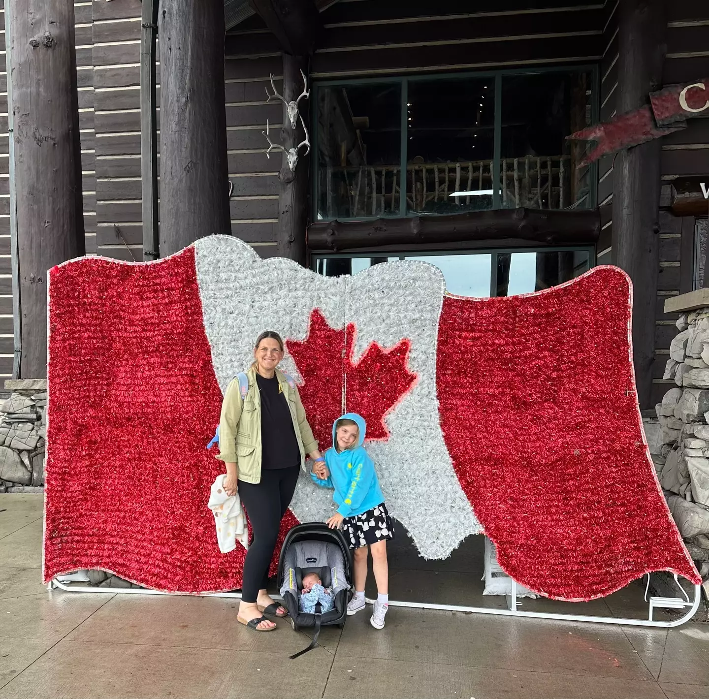 The couple welcomed a daughter in Canada (SWNS)